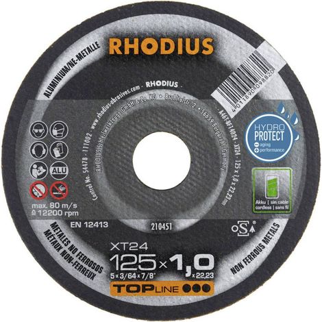 Rhodius XT24 210450 Disco di taglio dritto 115 mm 1 pz. Metalli non ferrosi (1/3)