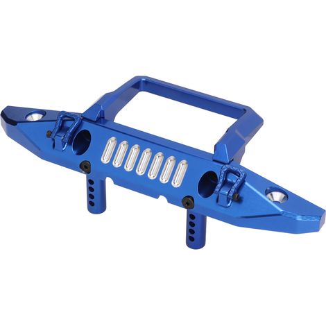 Accessoires de mise à niveau en alliage d'aluminium pour voitures RC avec emplacement pour lumière LED, compatibles avec Axial 1/6 et SCX6, bleu. (1/5)