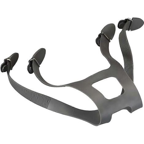 Harnais de tête 6897 pour masque respiratoire intégral 3M série 6000 - Gris durable et fiable (1/5)