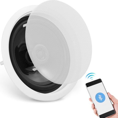 VEVOR Altoparlanti da Soffitto Bluetooth da 17 cm, 150 W, Sistema di Altoparlanti da Incasso a Soffitto e da Incasso con Impedenza 8Ω Sensibilita 89 dB, Casa Cucina Soggiorno Esterne Coperte 1 Pezzo (1/5)