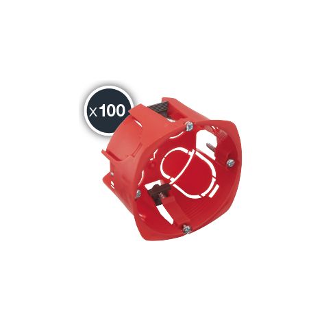 DEBFLEX - BOITE D'ENCASTREMENT CLOISON SECHE 1 POSTE Ø67/P40 1/2 SILO DE 100 - 800031 (1/2)