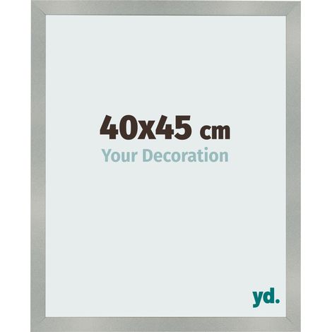 yd. - Cadre photo 40x45 - Aluminium Brosse - MDF - Bologna (1/5)