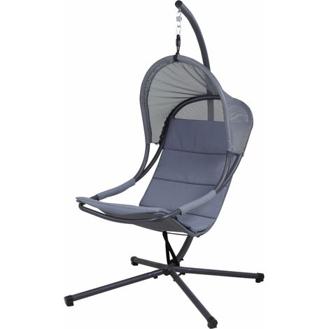 Siena Garden Hängesessel LAGOMA Blue Hängekorb mit Kissenauflage (1/5)
