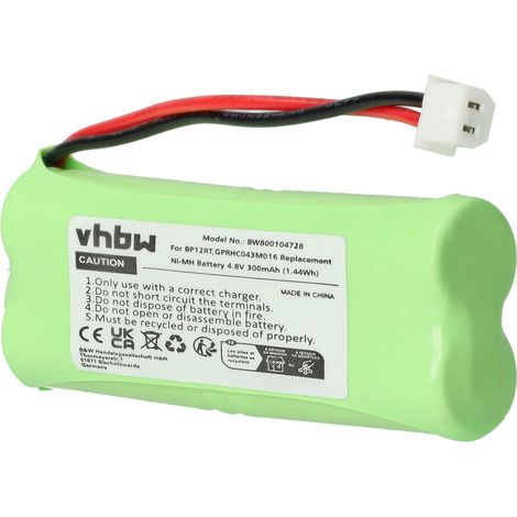 vhbw Akku kompatibel mit Dogtra 280NCP Transmitter, 282NCP Transmitter, 300M Transmitter Hundehalsband Hunde-Trainer (300 mAh, 4,8 V, NiMH)