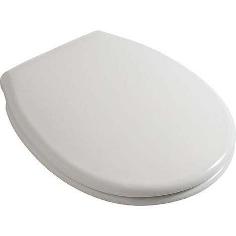 Asiento Tapa De Inodoro En Plástico Blanco Para Wc Colgado Y De Suelo Chipre (1/2)