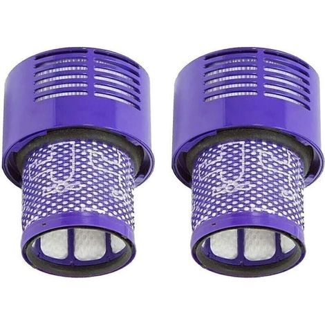 Aiducho – Filtres de rechange lavables pour aspirateurs Dyson V10 – Lot de 2 – Compatible avec V10 Absolute, Animal, Total Clean – Améliore l'aspiration