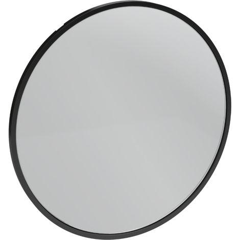 JACOB DELAFON Espejo redondo Silhouette 50 cm negro satinado