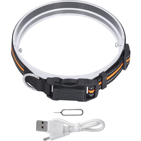 Collier de localisation pour animaux, traceur GPS pour chien, dispositif anti-perte pour animaux, orange (1/5)