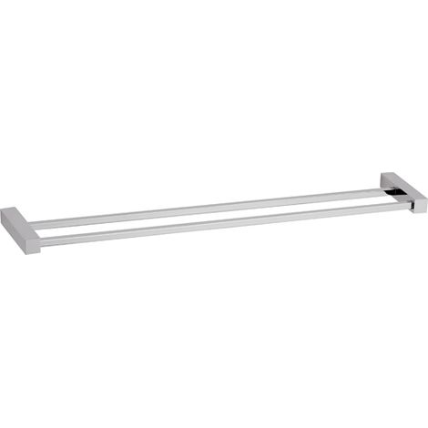 Portasalviette doppio da muro 60 cm - serie sq (1/3)