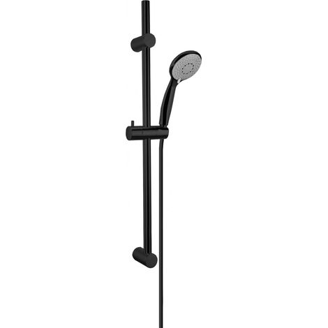 Brausestange in mattschwarzer Farbe Damast renovo 2.0 -15377  matt-schwarz