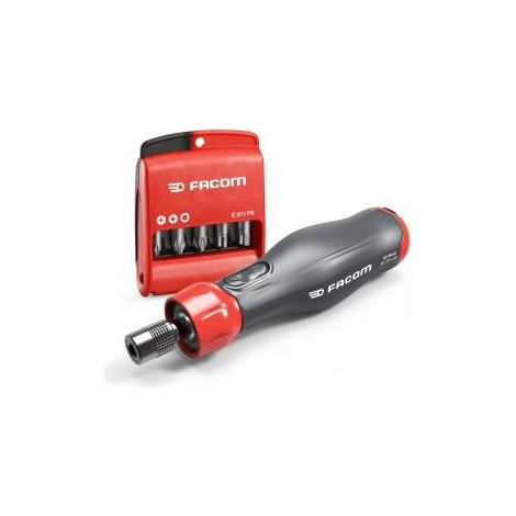 Facom – Tournevis électrique Torx 6,35 mm – 6 pans carré – Pour vissage rapide en série – Moteur performant pour espaces confinés