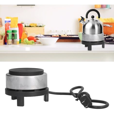 [Placa eléctrica] Mini plancha de 300 W para café y té, oficina, residencia estudiantil. (1/5)