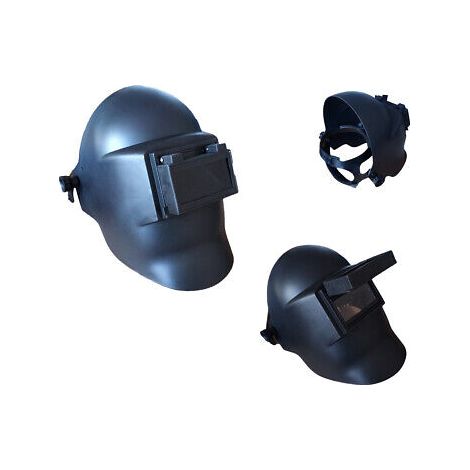 MASCHERA INTEGRALE STANDARD REGOLABILE PER SALDATURA CASCO PER FABBRO VISIERA