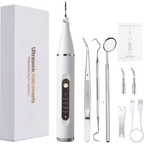 Ultrasonic Tooth Cleaner Portable Oral Care Tooth Washer Tooth Calculus Removal And Whitening Tooth Cleaner (1/5)