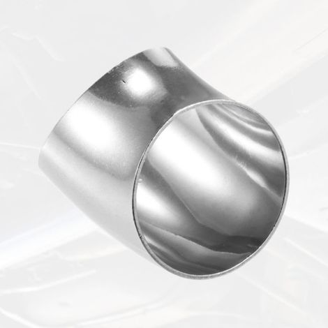 Coude d'échappement 4 pcs 45 Degré Ss304 Inox Acier Echappement Coude Tuyaux 51mm (1/5)