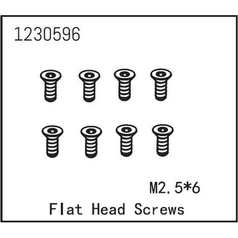 Flat Head Screw M2.5x6