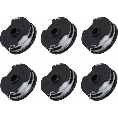 Lot de 6 bobines de rechange pour débroussailleuse sans fil Parkside PRTA 20-Li C3 IAN351753 (1/4)