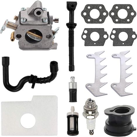 Kit de carburateur C1Q-S57B pour Stihl MS180/MS170/MS170C/MS180C/017/018 tronçonneuse, remplacer C1Q-S57A 1130 120 0603 1130-124-0800 (1/5)