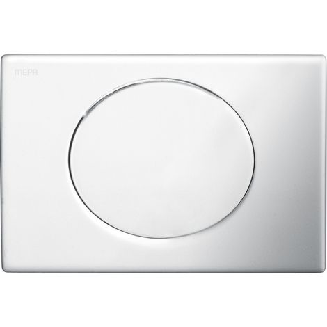 Plaque de commande MEPAellipse pour A21/E21 Démarrage/Arrêt, chromé mat (1/3)