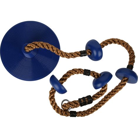 Balançoire sécurisée pour enfants, à disque en plastique, pour l'intérieur et l'extérieur, jeu d'éveil pour jardin et aire de jeux. (1/5)