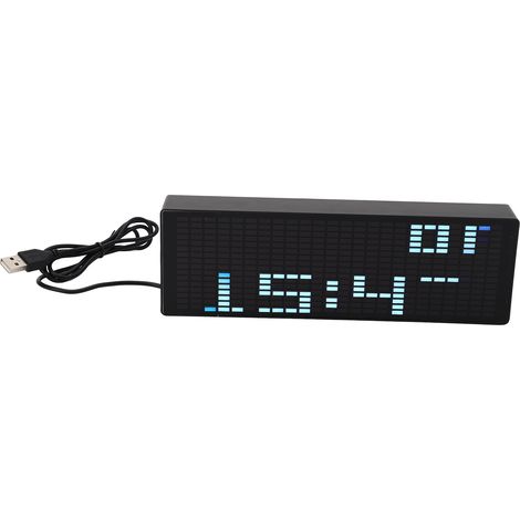 Affichage LED Musical 384 LEDs RVB avec 20 Effets Dynamiques et Analyseur Audio 7 Couleurs, Alimentation 5V (1/5)