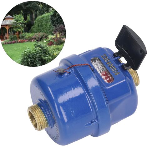 Compteur d'eau froide volumétrique à piston rotatif DN15 1/2'' pour jardin et usage domestique (1/5)