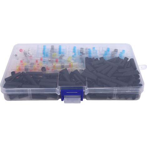 Kit de connecteurs de fil de soudure thermorétractable, connecteur d'épissure de câblage d'étanchéité pour bateau automobile marin camion 300 pièces (1/5)