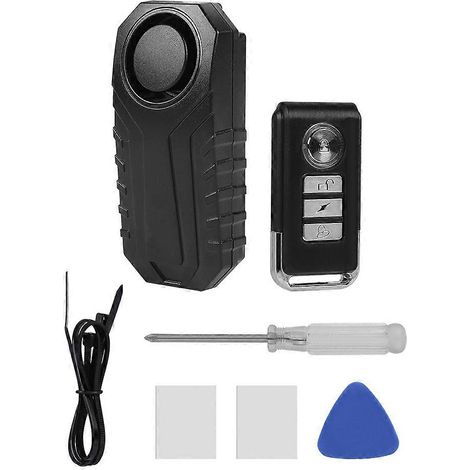 Alarma inalámbrica antirrobo para bicicletas, alarma por vibración para puertas y ventanas, alarma con control remoto inteligente. (1/5)