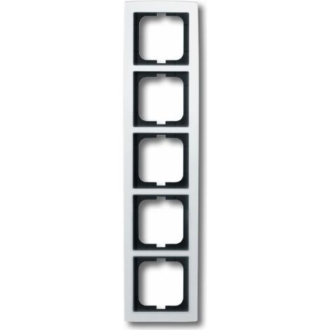 BUSCH-JAEGER 1725-84 PLAQUE QUINTUPLE, SOLO, DAVOS/BLANC STUDIO