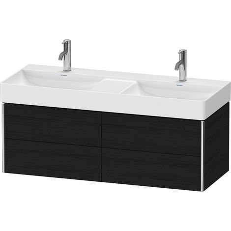 Duravit XSquare Waschtischunterbau wandhängend, 2 Schubkästen,