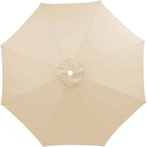 Toile de Remplacement pour Parasol 8 Branches – Housse de Parasol Banana, Résistante aux UV et Imperméable, Parasol de Jardin, Toile de Remplacement en Toile de Haute Qualité( Beige,350CM)