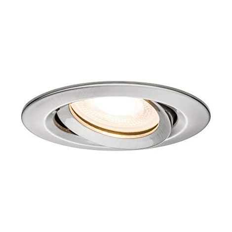 Paulmann Nova Lampada da incasso per bagno LED (monocolore) GU10 7 W IP65 Ferro (spazzolato) (1/4)
