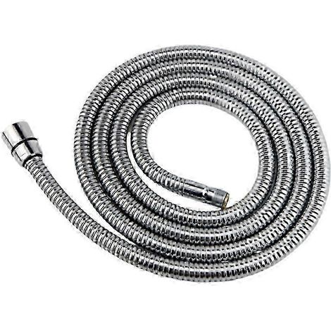 Flexible métallique compatible avec les pommeaux de douche et les robinets de lavabo - 20 x 20 x 3 cm (1/3)