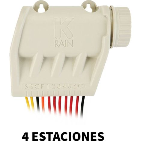 Programmatore di Irrigazione a Batterie Bluetooth K-Rain BL-KR a 4 Stazione  Controllore di Irrigazione Wireless con App