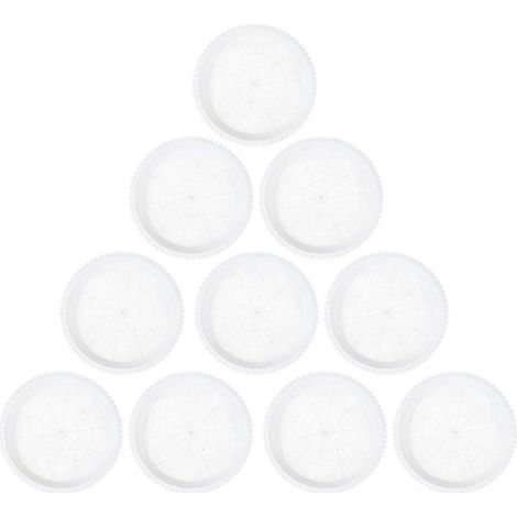 10 plateaux en plastique pour pots de fleurs (1/3)