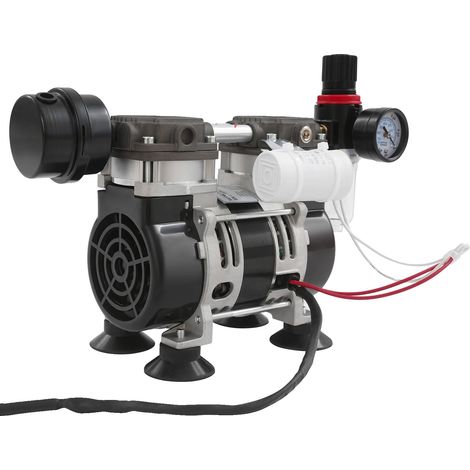 Pompe à vide industrielle sans huile, 230 W, 1400 tr/min, 2,8 Bar (40 PSI), 58 L/min (12,76 gal/min), 11 x 17,5 x 14,9 cm (4,33 x 6,88 x 5,86 po) (1/5)