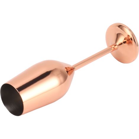 Flûtes à champagne en acier inoxydable plaqué cuivre, compatibles lave-vaisselle, pour fêtes et maison (1/5)