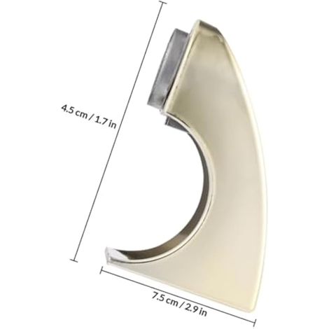 Porte-savon magnétique doré galvanisé à séchage rapide pour salle de bain et cuisine (1/5)