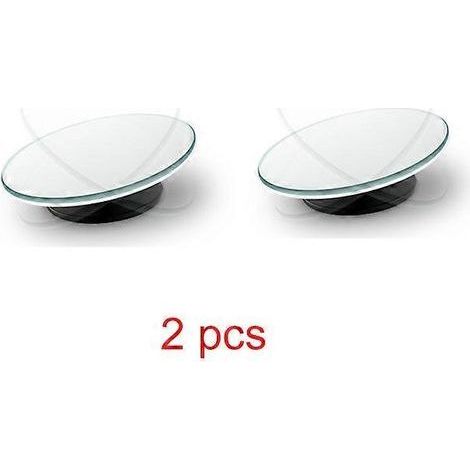 Rétroviseur extérieur convexe grand angle 360° pour voiture, rétroviseur d'angle mort latéral, rétroviseur grand angle arrière, petit rétroviseur rond (1/4)