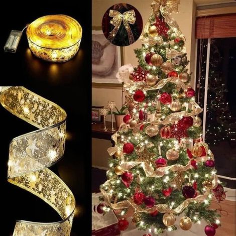 Ruban De Noël - 5 M - Led Multicolore - Pour Sapin - Avec Télécommande (1/4)