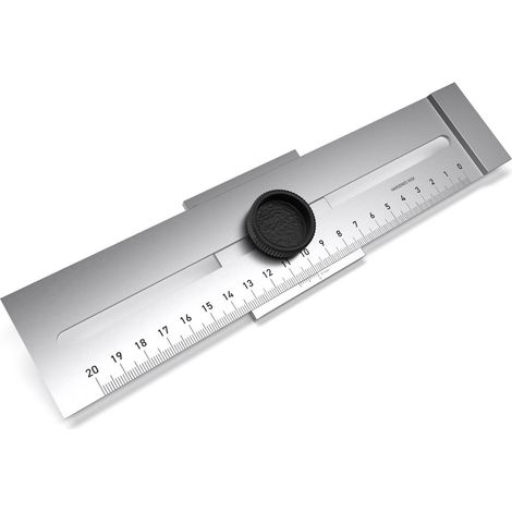 BAUHELD Streichmaß Metall 200 mm (1/4)
