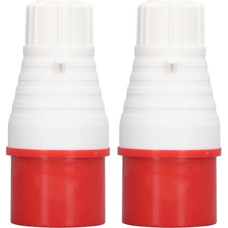 Prise industrielle 5 broches 32A IP44, 2 pièces, prises de remplacement étanches PP laiton 220-380V 240-415V (1/5)