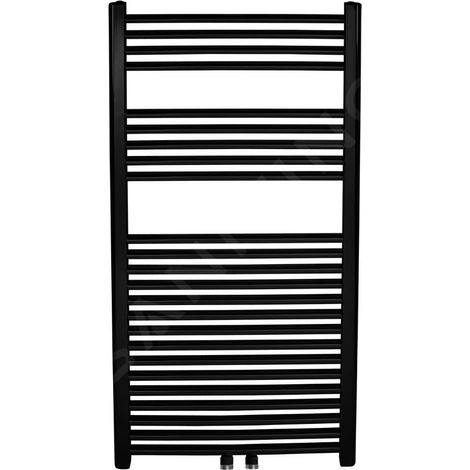 Novaservis - Elément chauffant droit 120 cm, noir mat 450/1200/RS,5 (1/2)