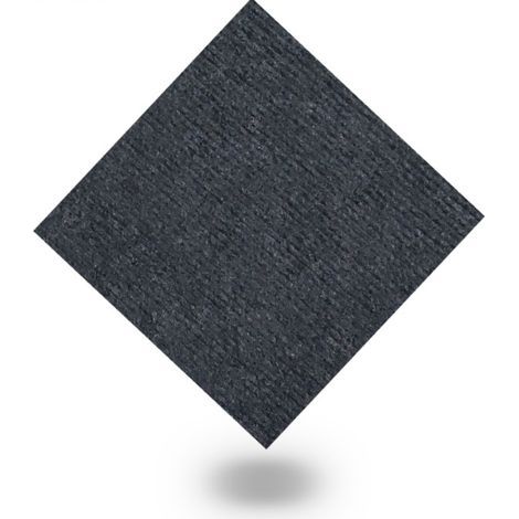Piastrelle di moquette antistatiche e fonoassorbenti Can Can singole grigio scuro 28 x 28 cm