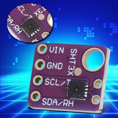 GY-SHT31-D Temperatur- und Feuchtigkeitssensor-Messmodul mit digitalem Ausgang und I2C-Schnittstelle (1/5)