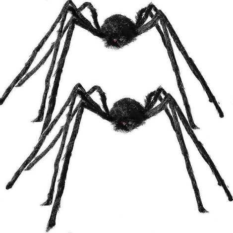 1 paquete de decoración de casa embrujada de Halloween: araña gigante