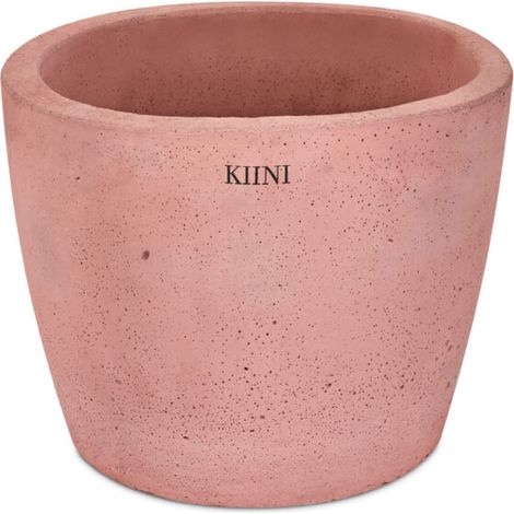 KIINI Beton-Outdoor-Topfblumen-Blumenständer für den Innenbereich - Garten L Rosa (1/3)