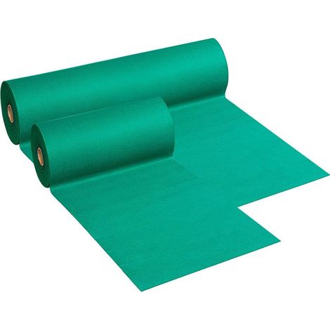 Tapis Coureur Vert Antidérapant Moquette Foires Boutique Escaliers - 200x200 Cm (1/5)