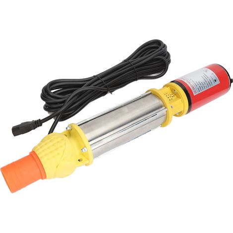Pompe submersible CC 550 W, hauteur de refoulement de 30 m, avec raccords de sortie de 1, 1,5 et 2 pouces pour étang et agriculture, 60 V CC (1/5)