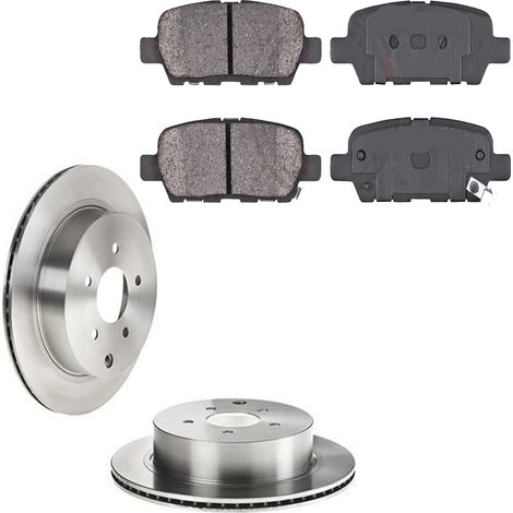 KIT FRENI POSTERIORI compatibile con INFINITI Q60 Coupé - DISCHI + PASTIGLIE OEM: FDB4324, FDB4312 / 17698 /SOSTITUZIONE DIRETTA/BASSA POLVERE/SILENZIOSO (1/5)